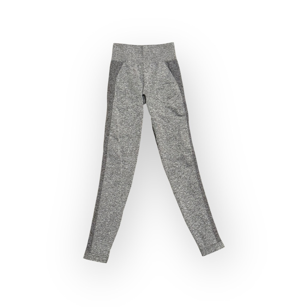 Gymshark Leggings Womens Gray Marl Seamless Flex High Waisted Pants Workout​​ - Picture 3 of 6